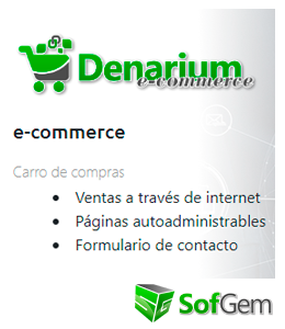 Denarium e-commerce